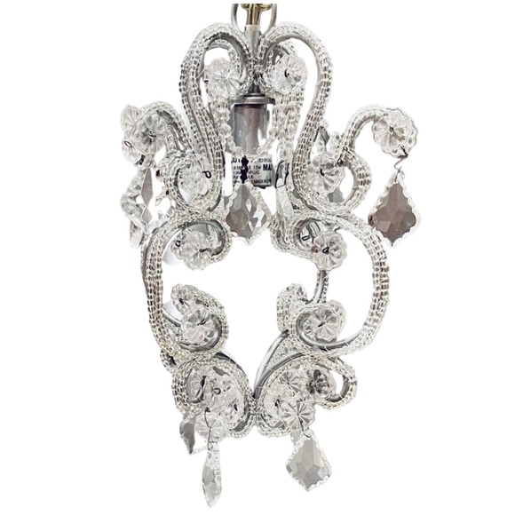 Hanging Chandelier Jewel Beaded Ceiling Pendant Light Shade - Picture 15 of 16